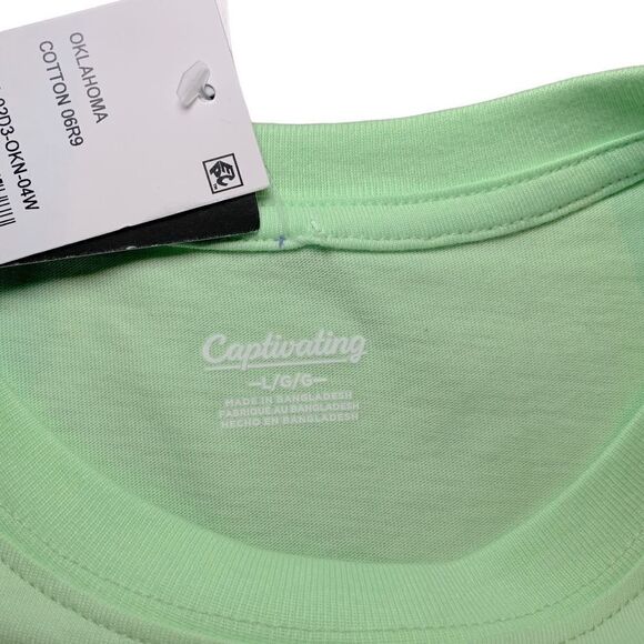 Captivating Women’s OU Oklahoma University Cotton Licensed T-Shirt Size Large - Picture 4 of 6